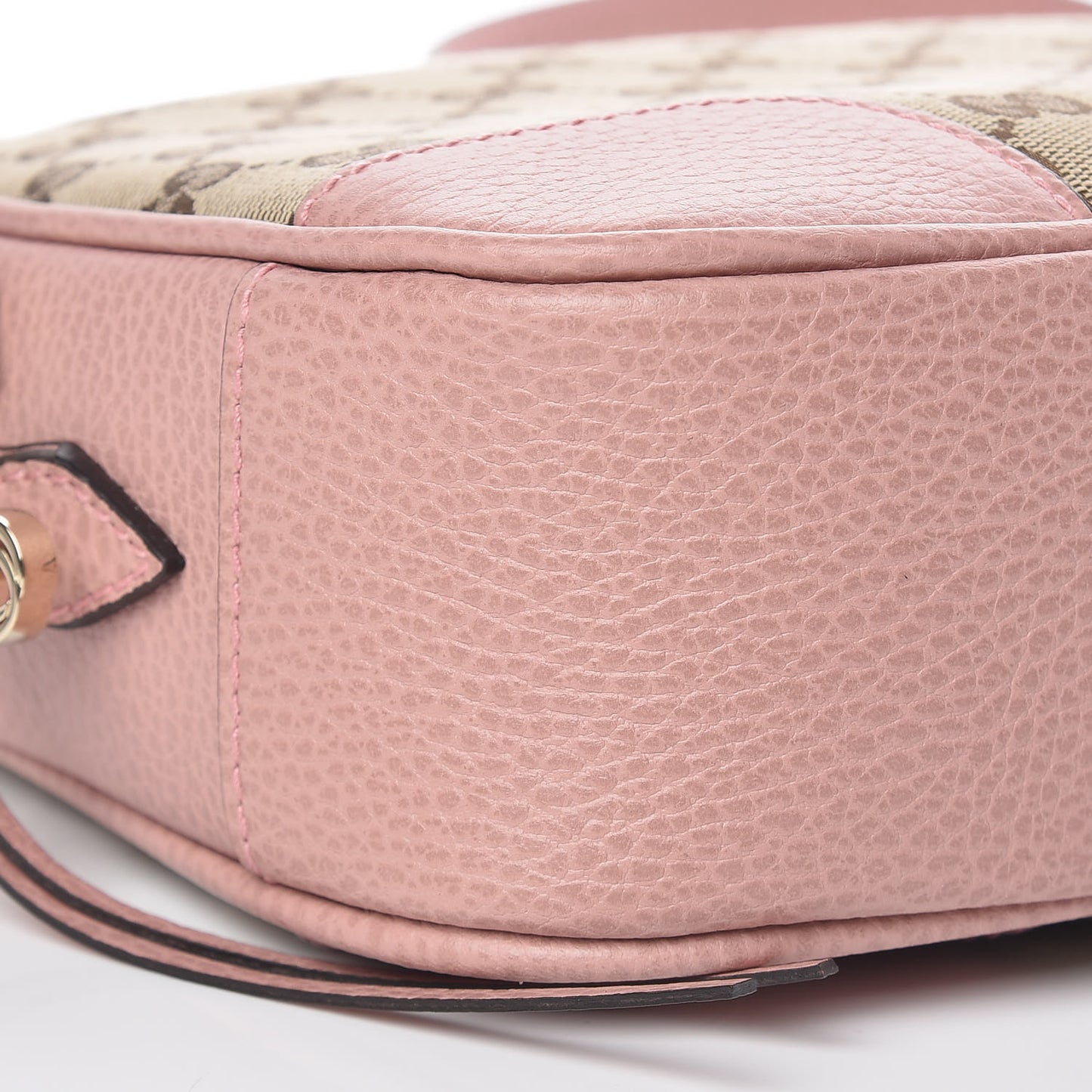 Monogram Mini Bree Messenger Bag Beige Soft Pink