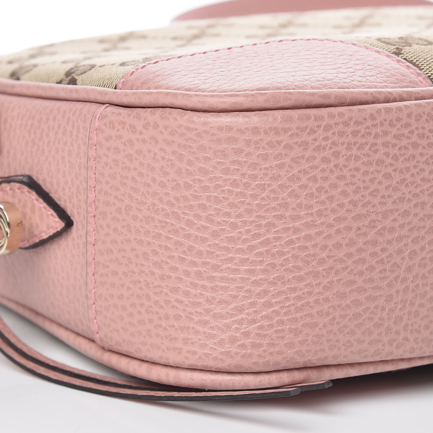 Gucci Monogram Mini Bree Messenger Bag Beige Soft Pink 8 of 9