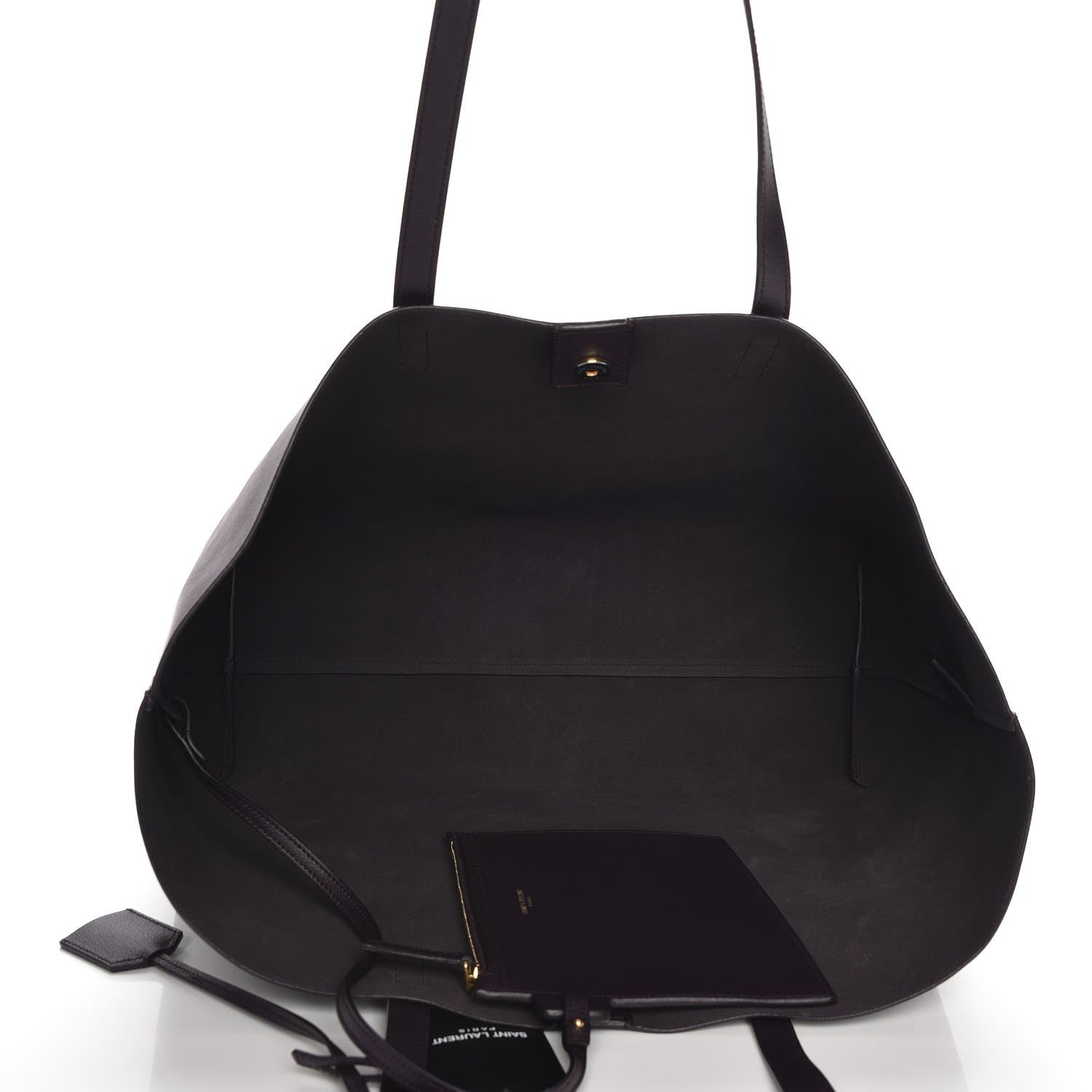Saint Laurent Calfskin Large Shopping Tote Violet 6 of 8