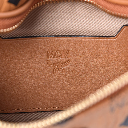 MCM Visetos Stark Belt Bag Cognac 6 of 9