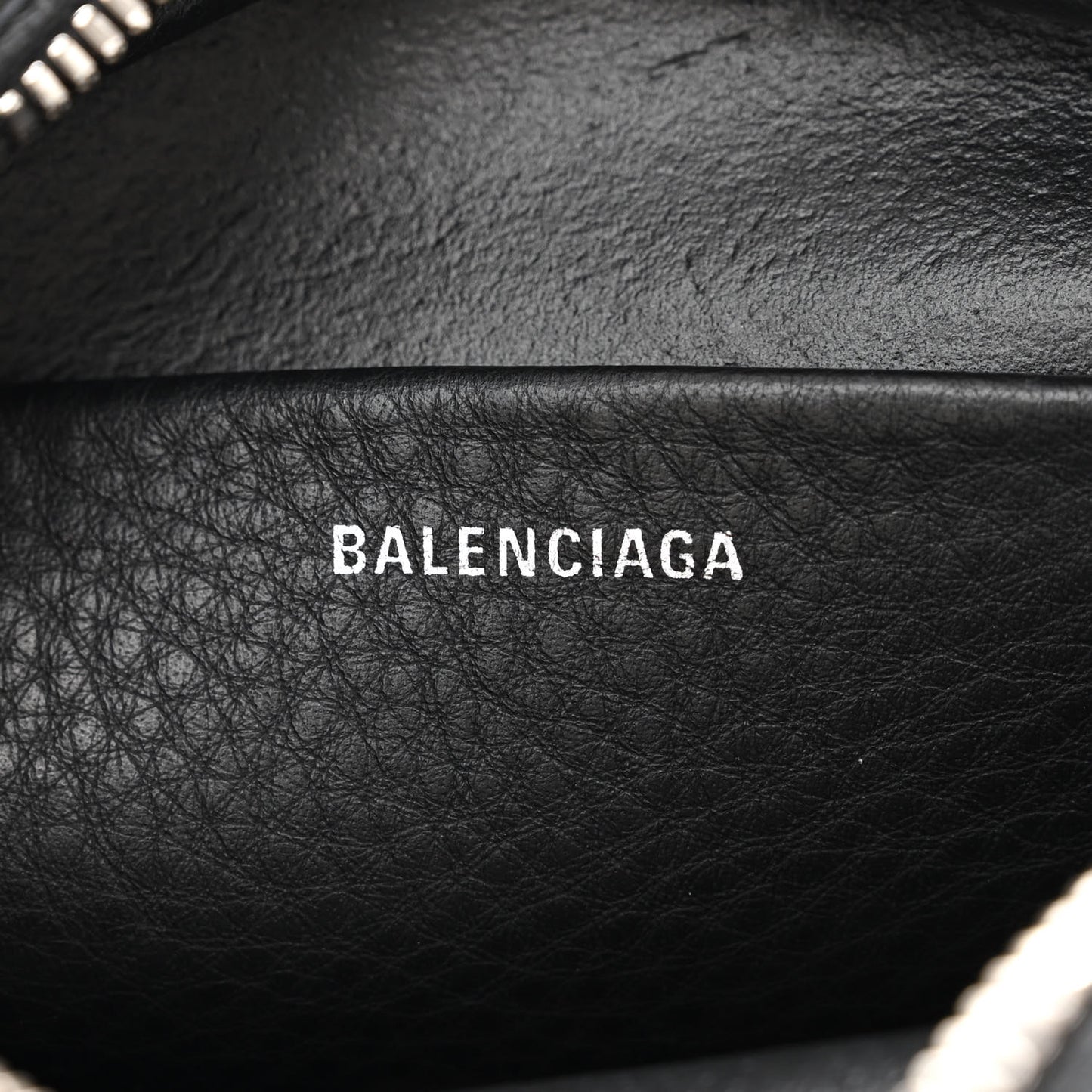 Calfskin Logo XS Everyday Camera Bag Black