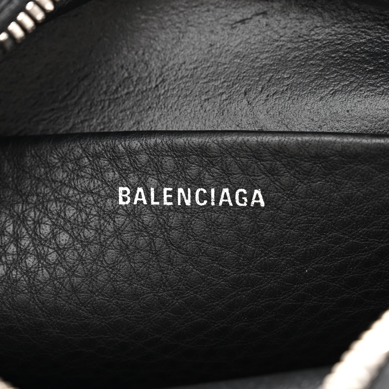 Balenciaga Calfskin Logo XS Everyday Camera Bag Black 6 of 16