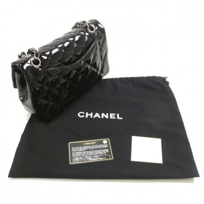Chanel Patent Medium Double Flap Black 3 of 10