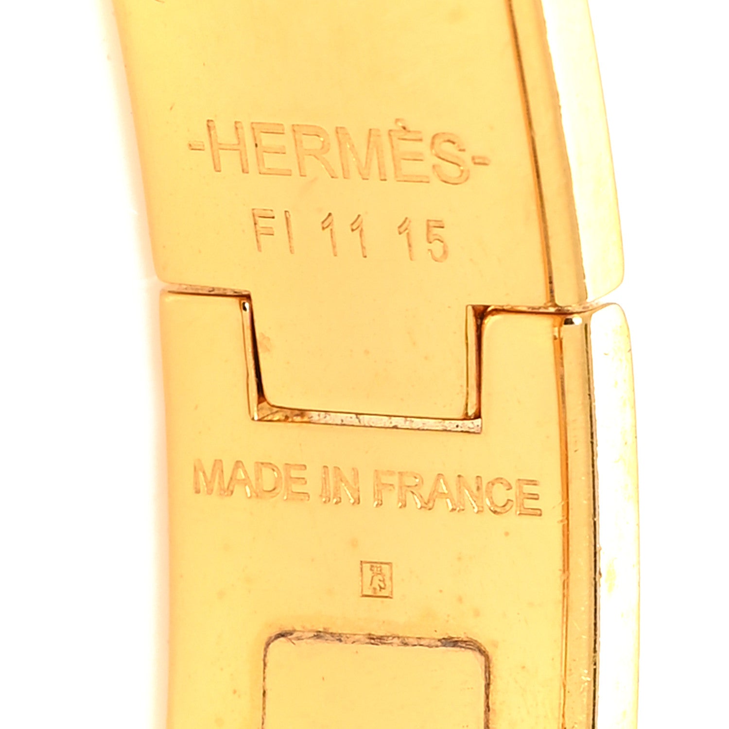 Hermes Enamel Narrow Clic Clac H Bracelet PM Jaune Citron 5 of 5
