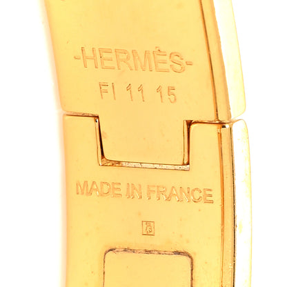 Hermes Enamel Narrow Clic Clac H Bracelet PM Jaune Citron 5 of 5