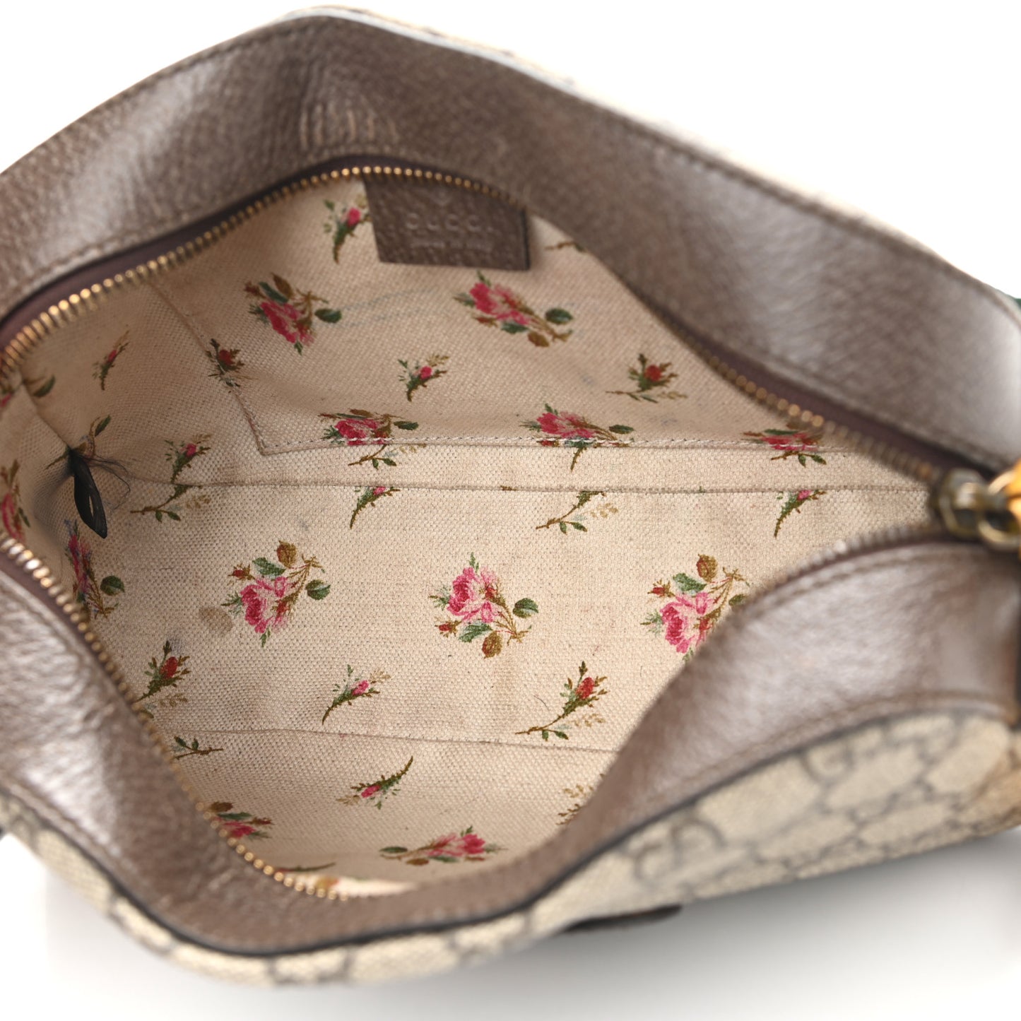 GG Supreme Monogram Web Neo Vintage Shoulder Bag Beige New Acero Crop