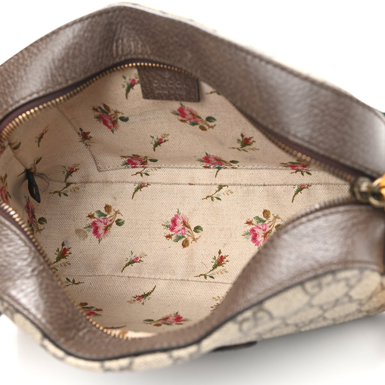 Gucci GG Supreme Monogram Web Neo Vintage Shoulder Bag Beige New Acero Crop 5 of 11
