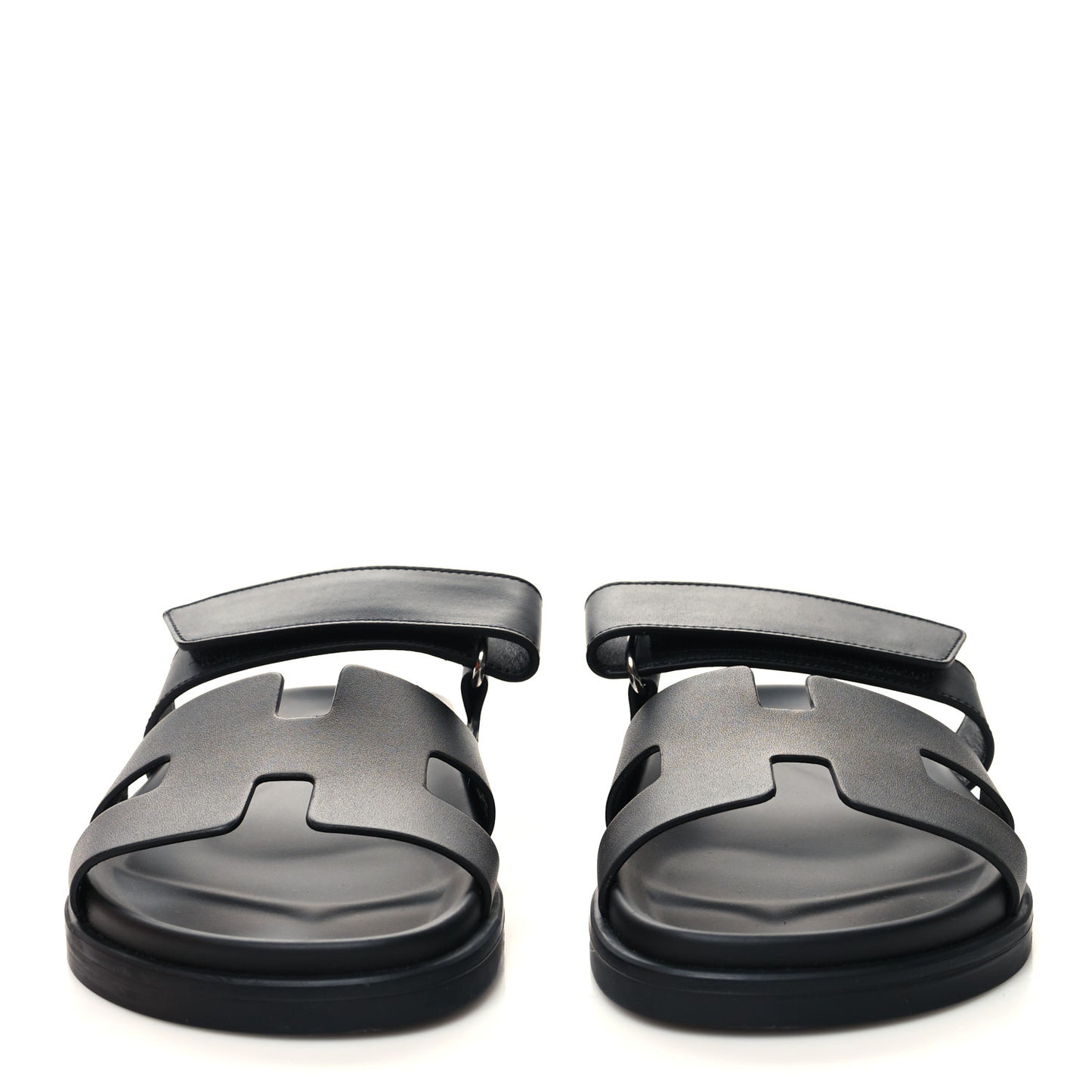 Calfskin Womens Chypre Sandals 38.5 Black