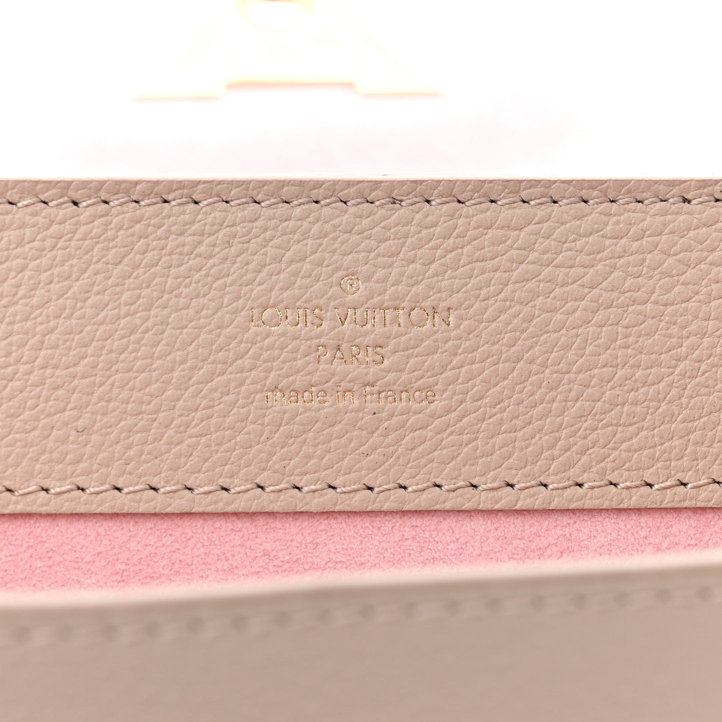 Soft Calfskin Mini Lockme Ever Greige