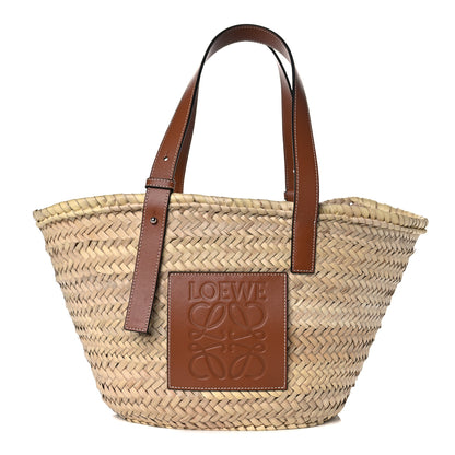 Loewe Raffia Basket Tote Bag Natural Tan 1 of 10