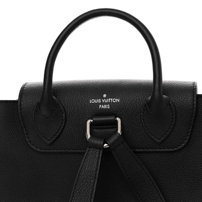 Louis Vuitton Calfskin Lockme Backpack Black 7 of 12