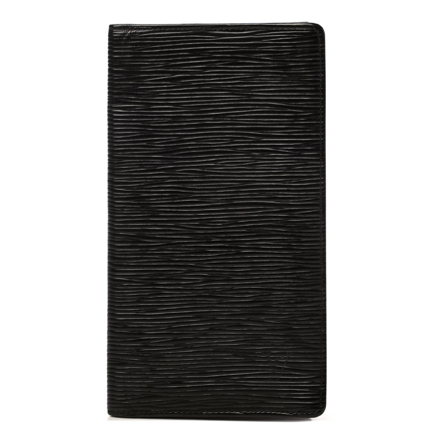 Epi Porte Valeurs Checkbook Wallet Black