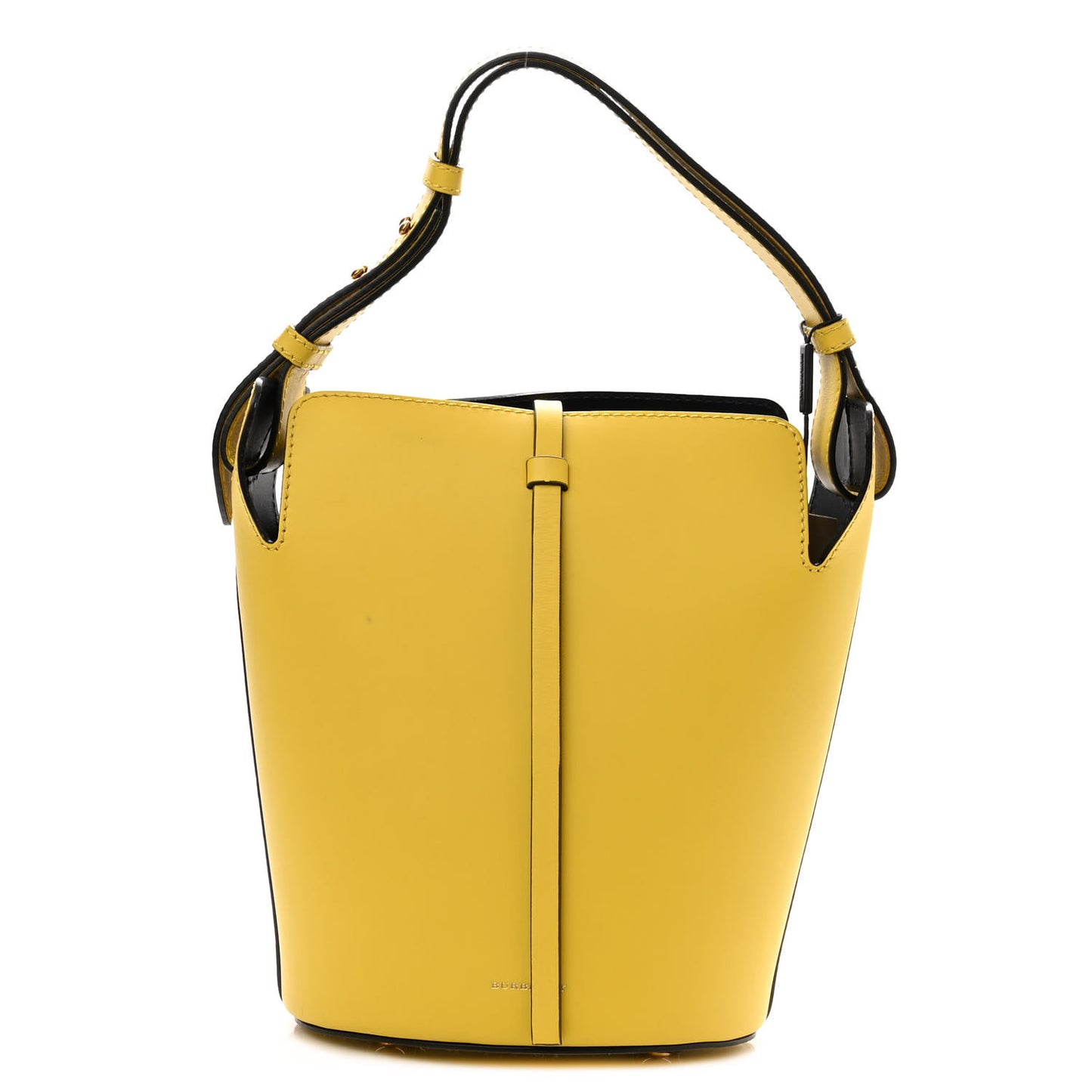 Supple Calfskin Medium Bucket Larch Yellow