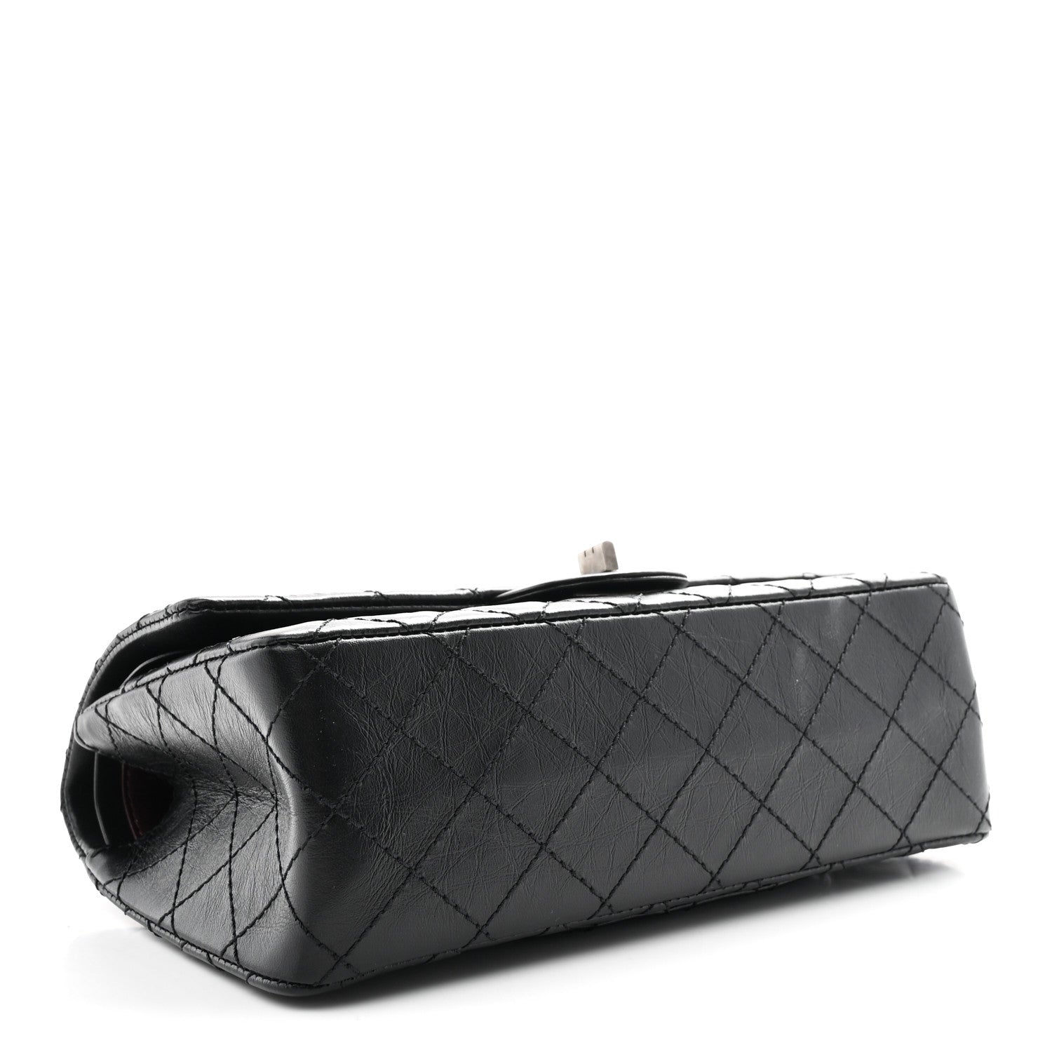 Chanel Aged Calfskin Quilted 2.55 Reissue 225 Flap Black 4 of 10