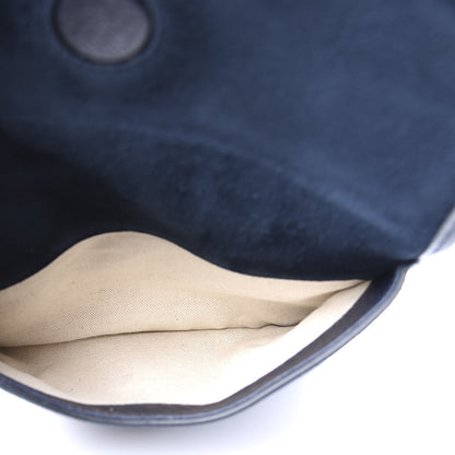 Gucci Suede Web Small Neo Vintage Double Flap Messenger Bag Blue 6 of 11