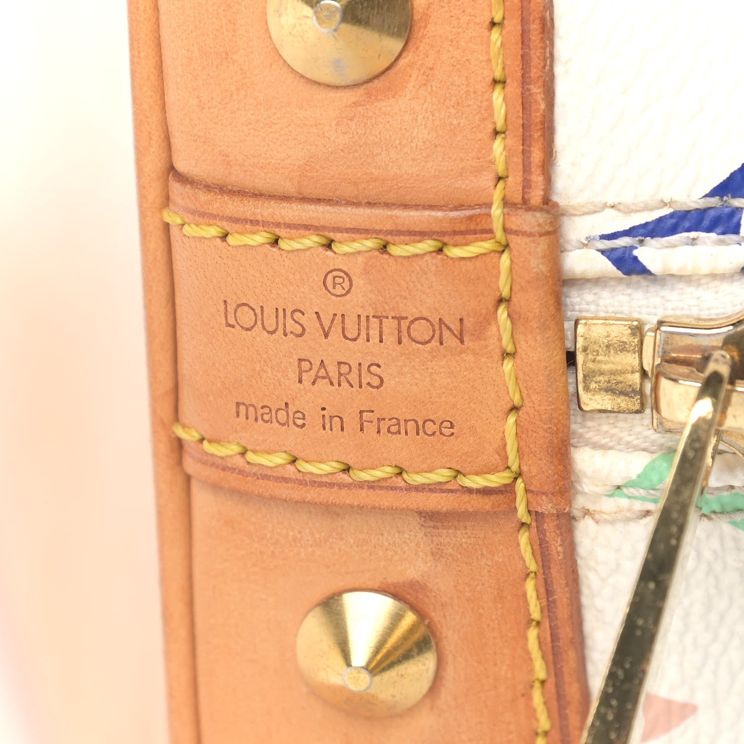 Louis Vuitton Monogram Multicolor Alma White 6 of 17