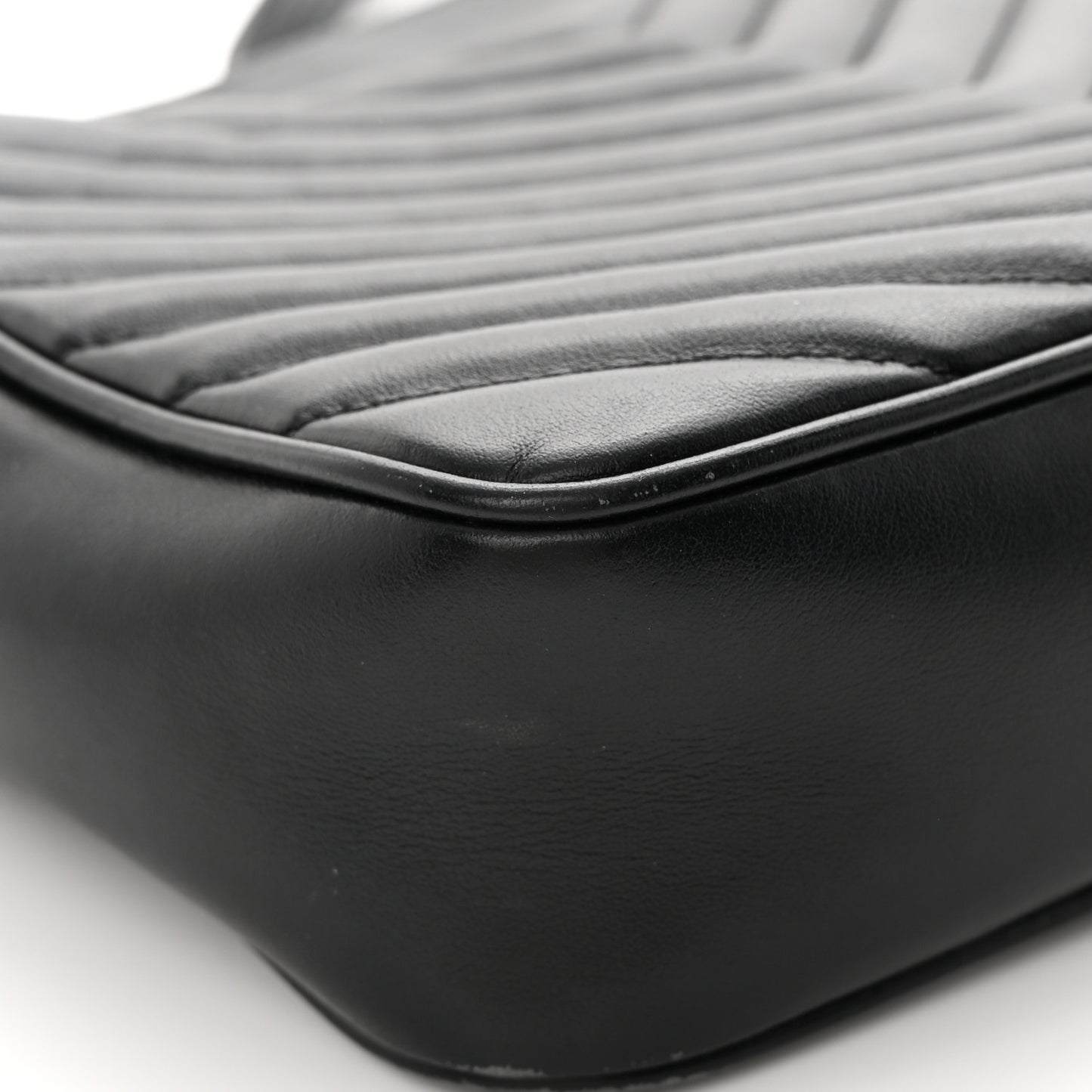 Calfskin Matelasse Monogram Lou Camera Bag Black