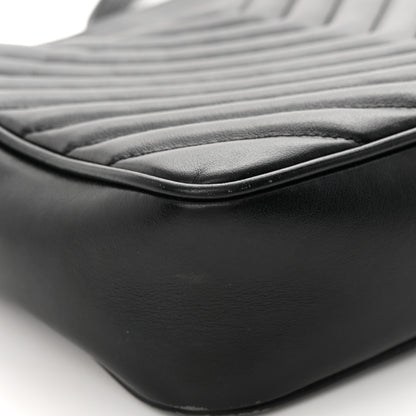 Saint Laurent Calfskin Matelasse Monogram Lou Camera Bag Black 11 of 18