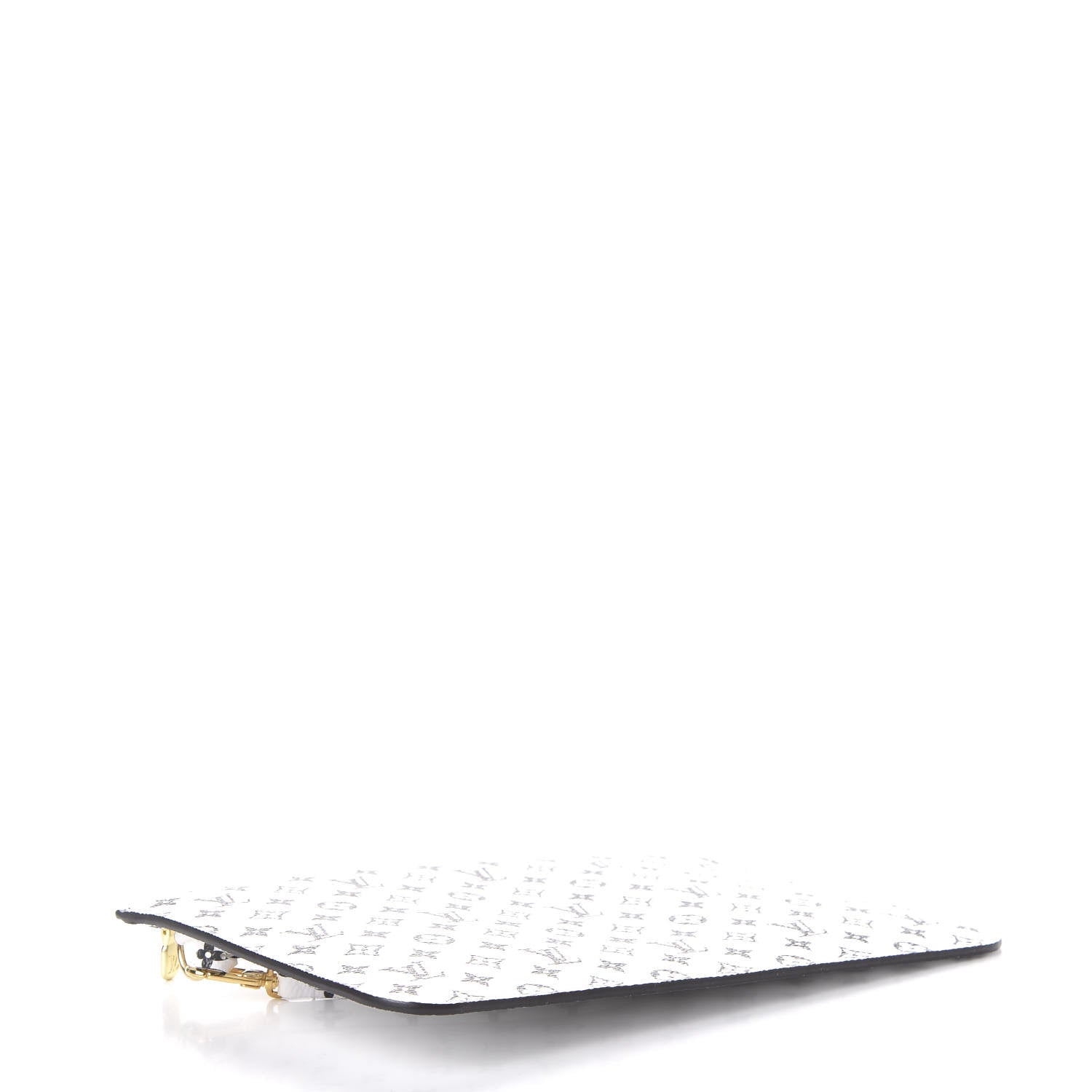Louis Vuitton Monogram Giant Neverfull MM GM Pochette White 3 of 9