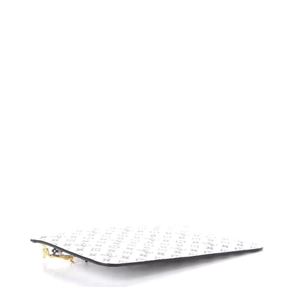 Louis Vuitton Monogram Giant Neverfull MM GM Pochette White 3 of 9