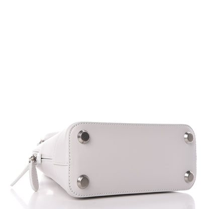 Balenciaga Calfskin Lipstick Logo XXS Ville Top Handle Bag White 4 of 10