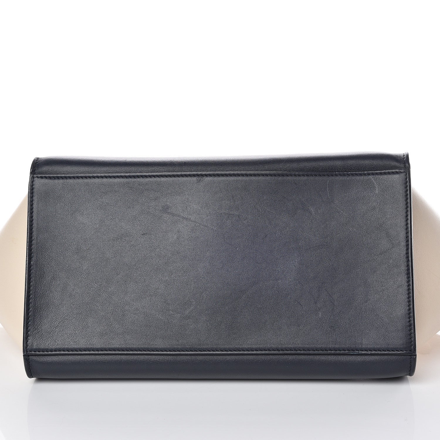 Celine Bullhide Calfskin Small Tri-Color Trapeze Fluo Orange 7 of 12