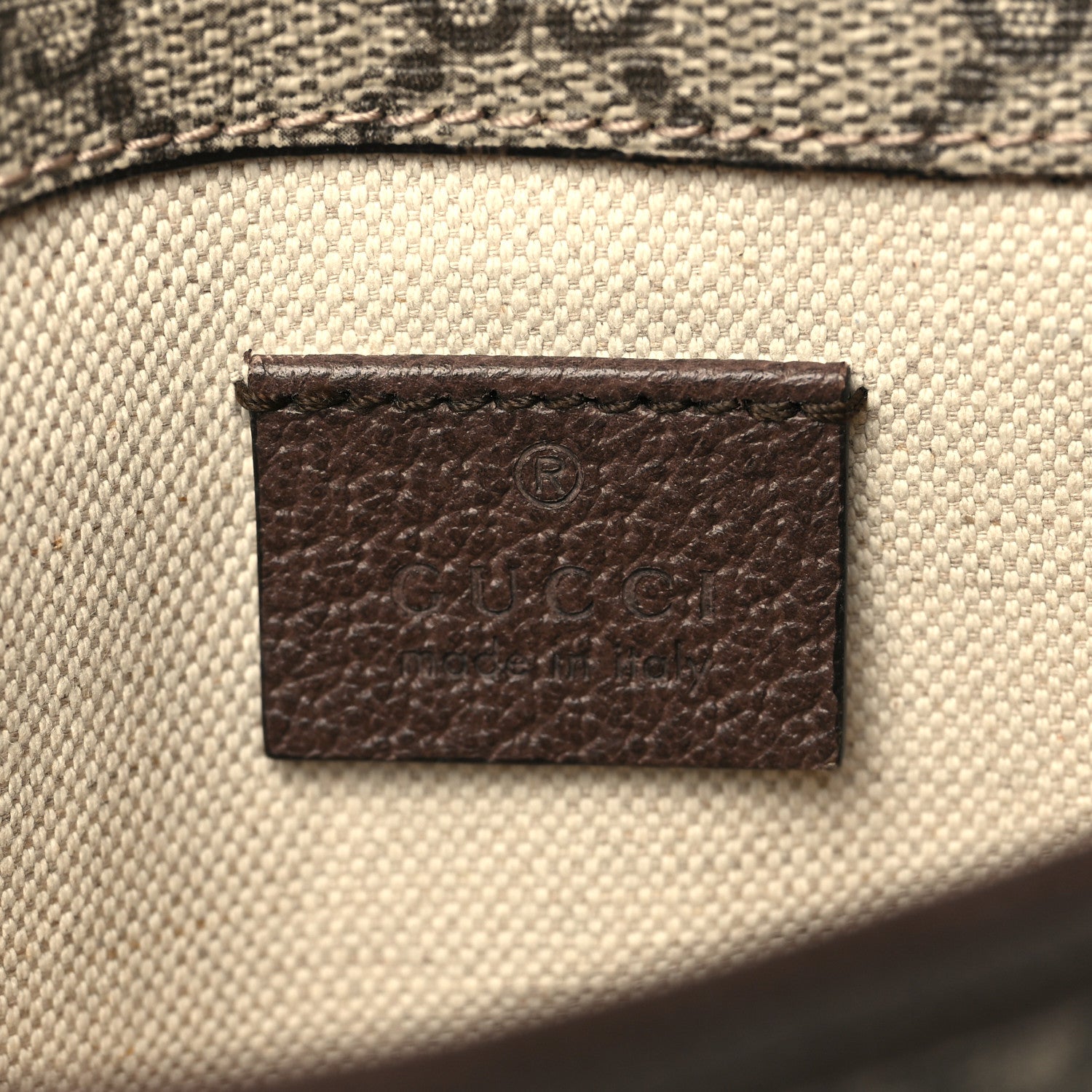 Gucci GG Supreme Monogram Neo Vintage Web Belt Bag Brown 6 of 10
