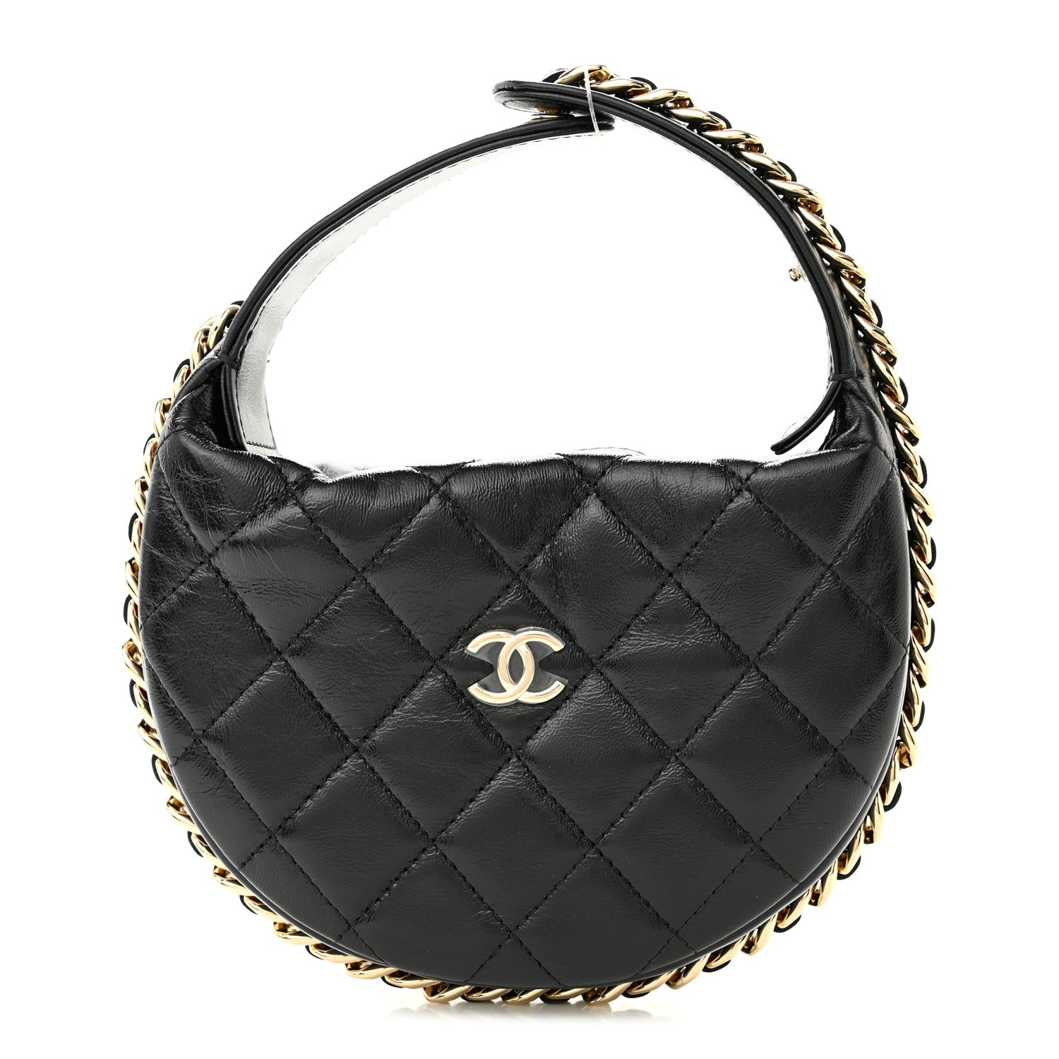 Chanel Quilted Chain Around Pouch Black 1 of 10