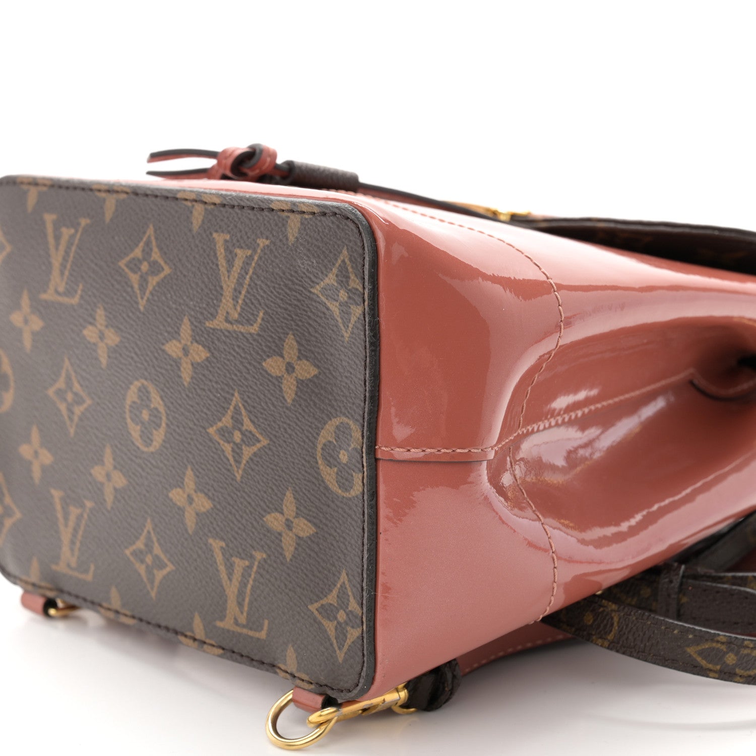Louis Vuitton Patent Monogram Hot Springs Backpack Vieux Rose 9 of 10