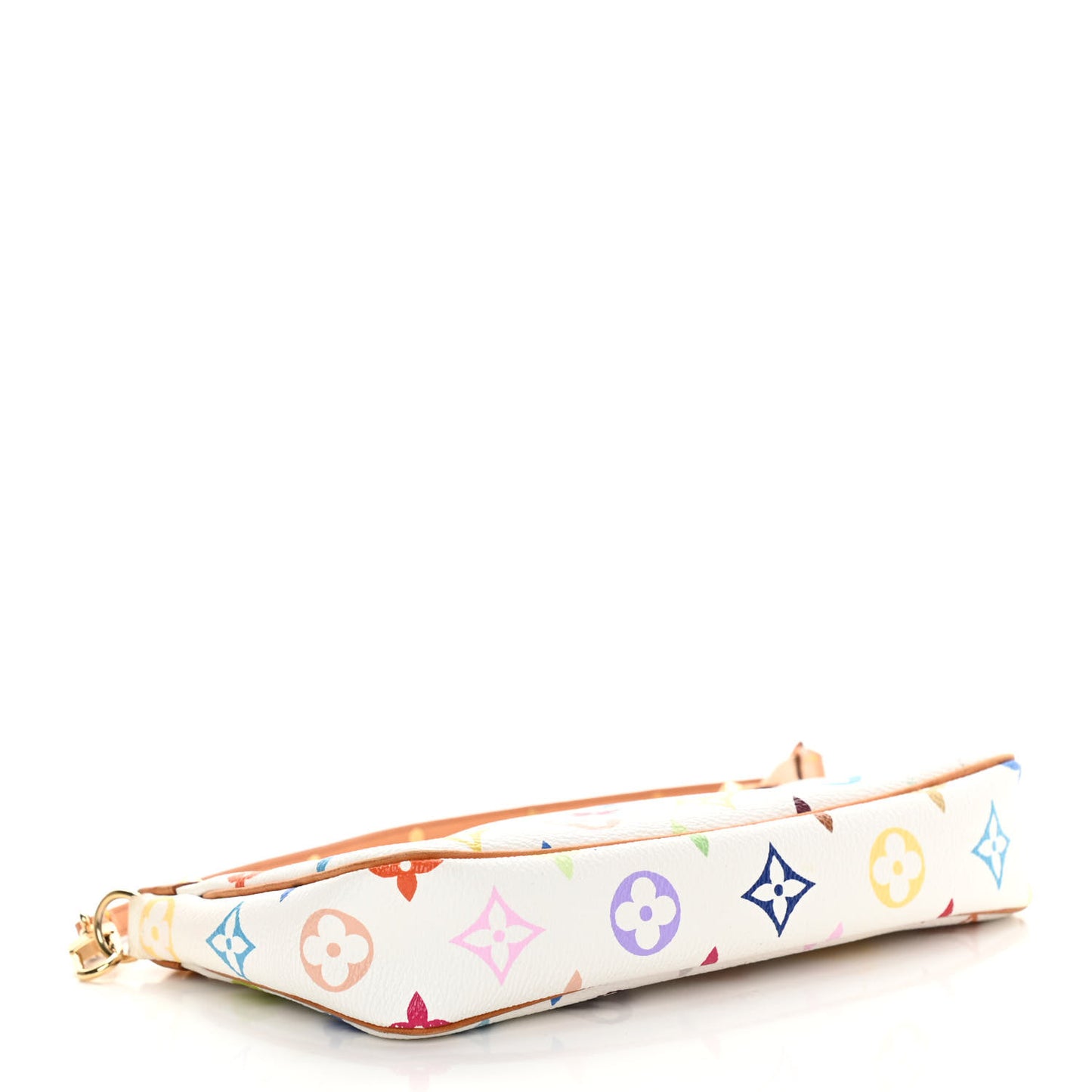 Monogram Multicolor Pochette Accessories White