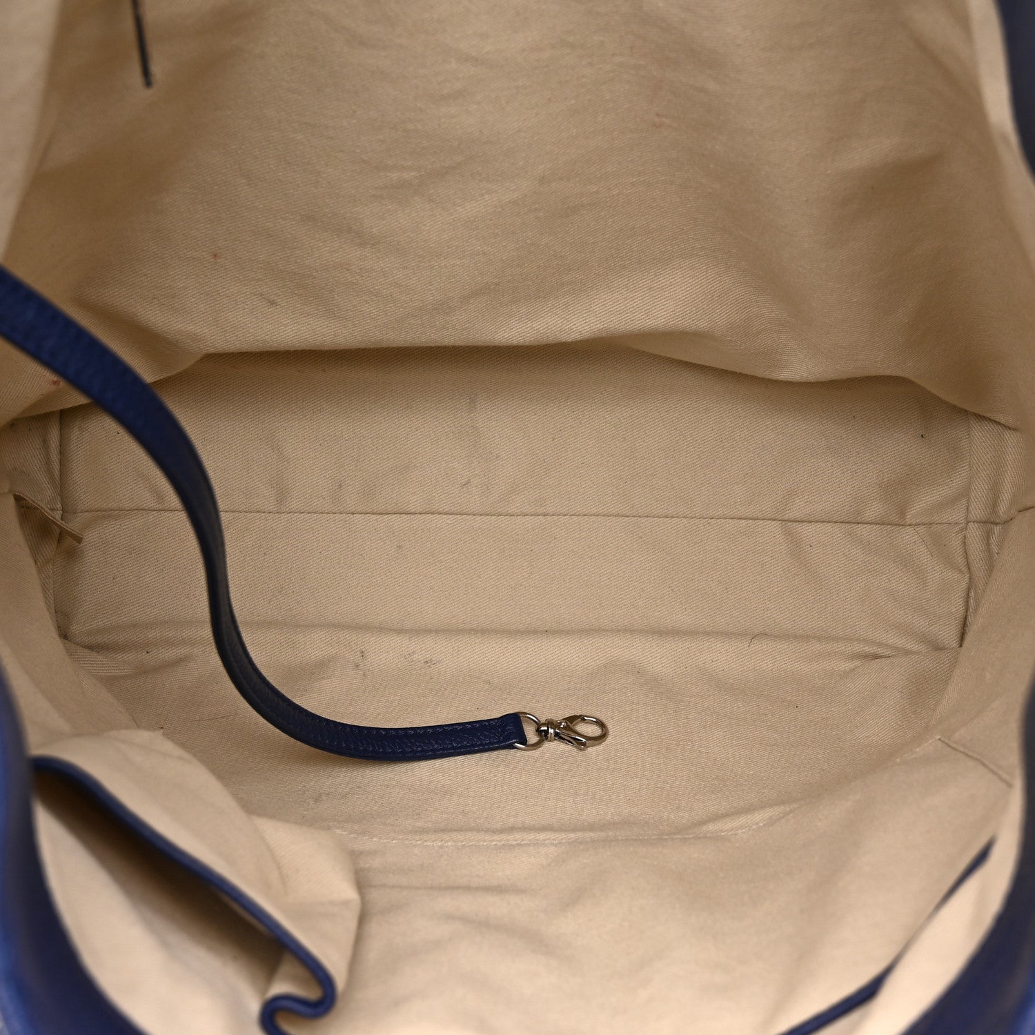 Chanel Grained Calfskin Stitched CC Pocket Tote Navy Blue 11 of 11