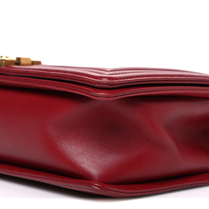 Chanel Lambskin Quilted New Medium Boy Flap Red 10 of 10