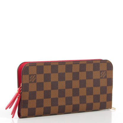 Louis Vuitton Damier Ebene Insolite Wallet Red 3 of 7