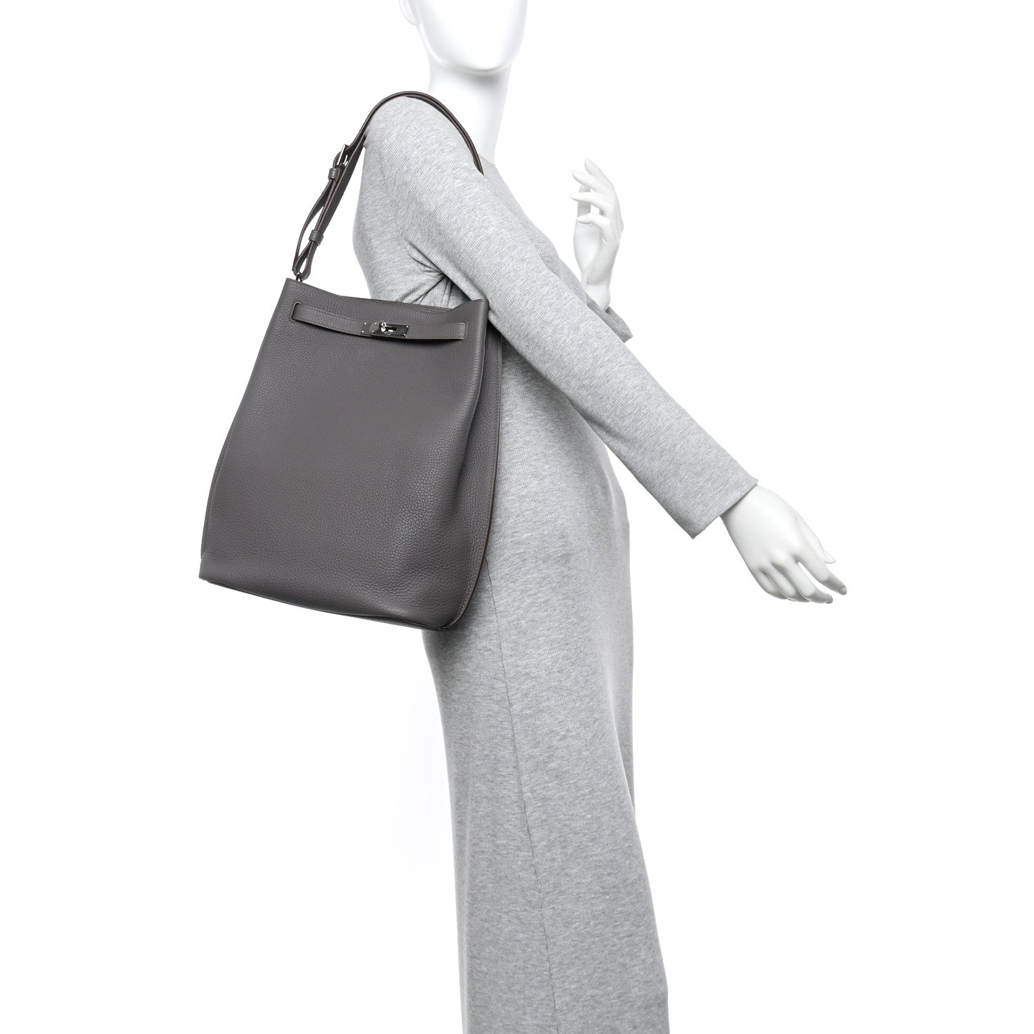 Hermes Togo So Kelly 26 Etain 2 of 10