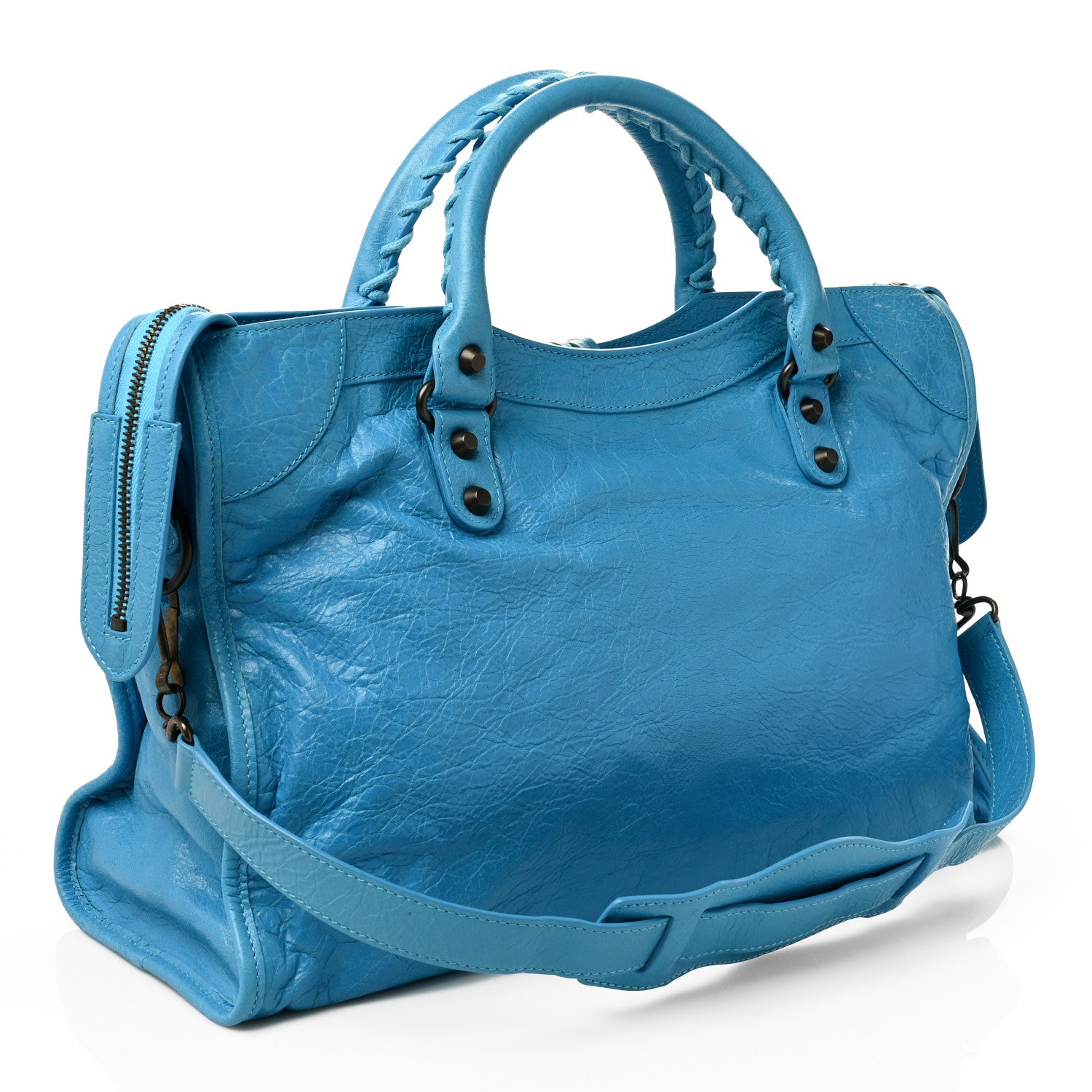 Balenciaga Agneau Classic Hardware City Bleu Azur Clair 2 of 9