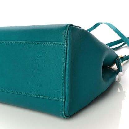 Fendi Nappa Mini Peekaboo Iconic Satchel Lago 10 of 22