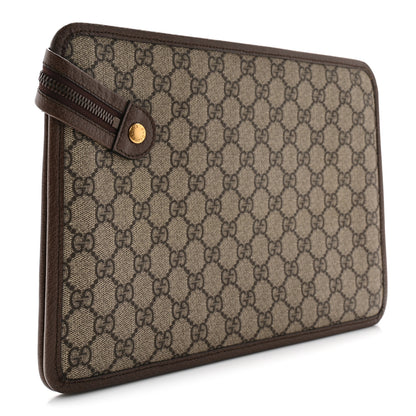Gucci GG Supreme Monogram Web Small Ophidia Documents Holder Beige New Acero 3 of 8