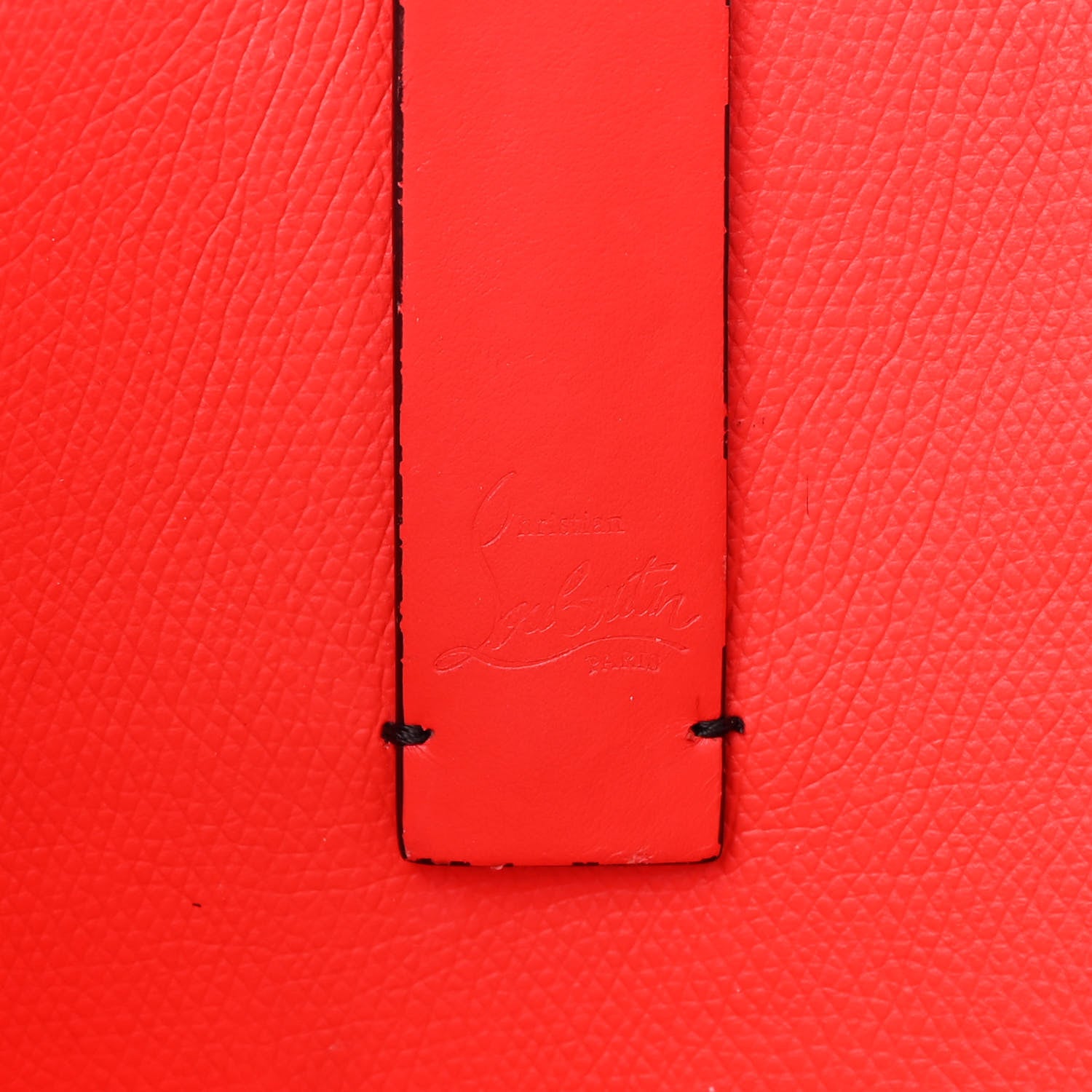 Christian Louboutin Patent Calfskin Small Oh Xtian Cabata Tote Red 6 of 21