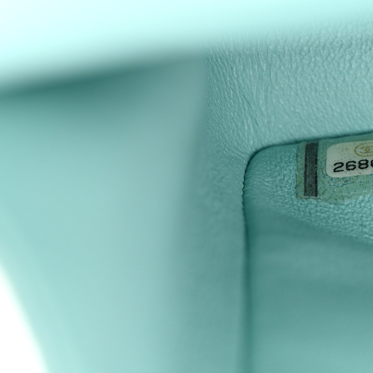 Chanel Caviar Quilted Medium Double Flap Light Blue 7 of 12