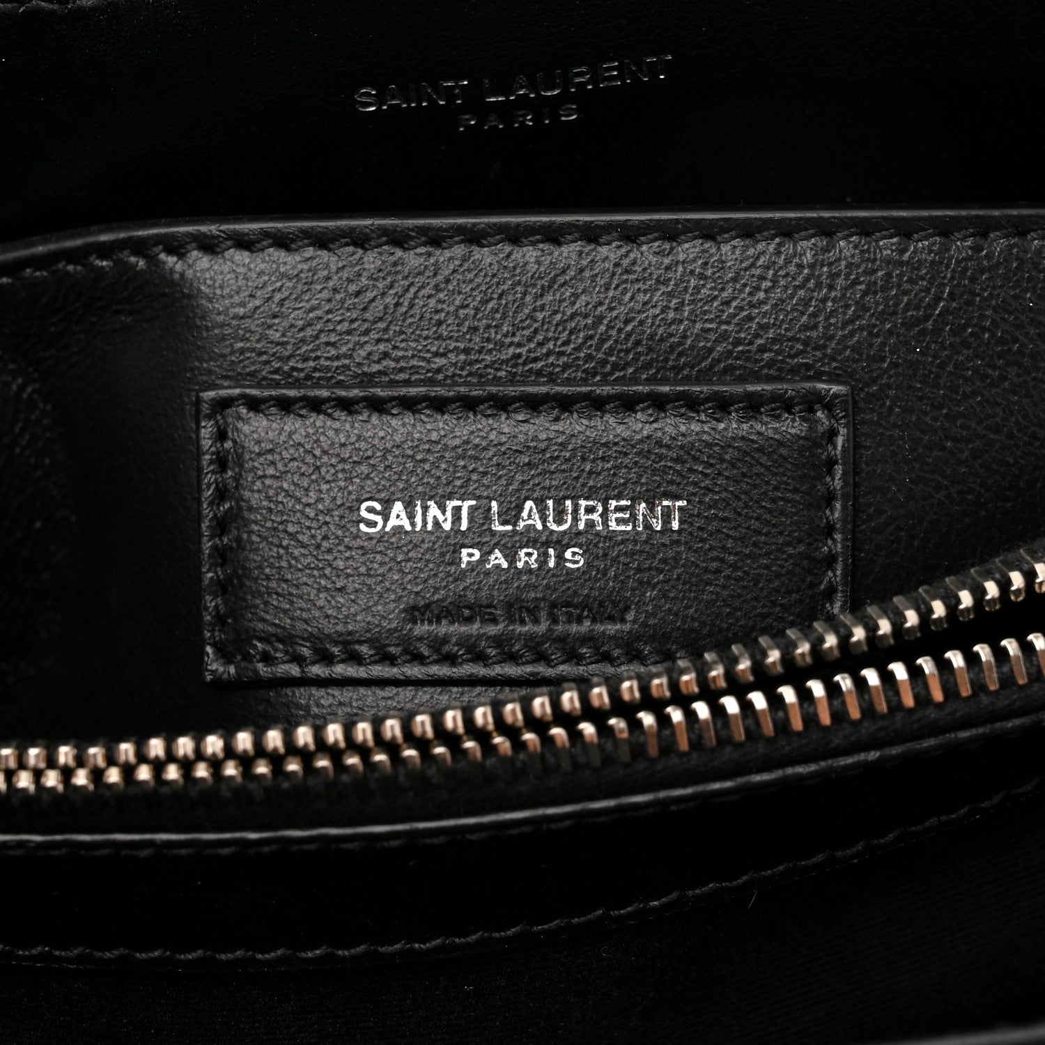 Saint Laurent Calfskin Y Quilted Monogram Small Loulou Chain Satchel Black 7 of 10