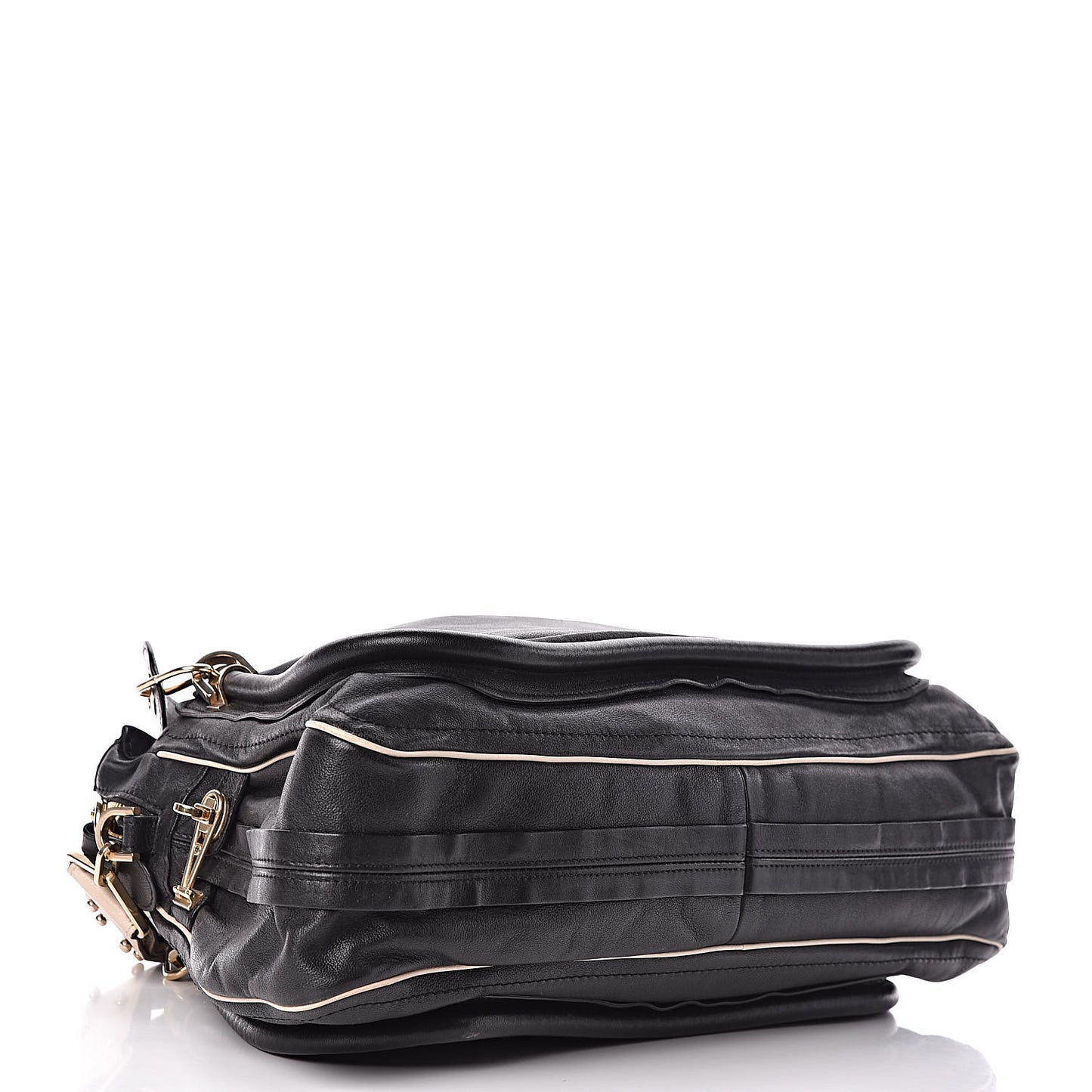 Calfskin Large Military Paraty Black