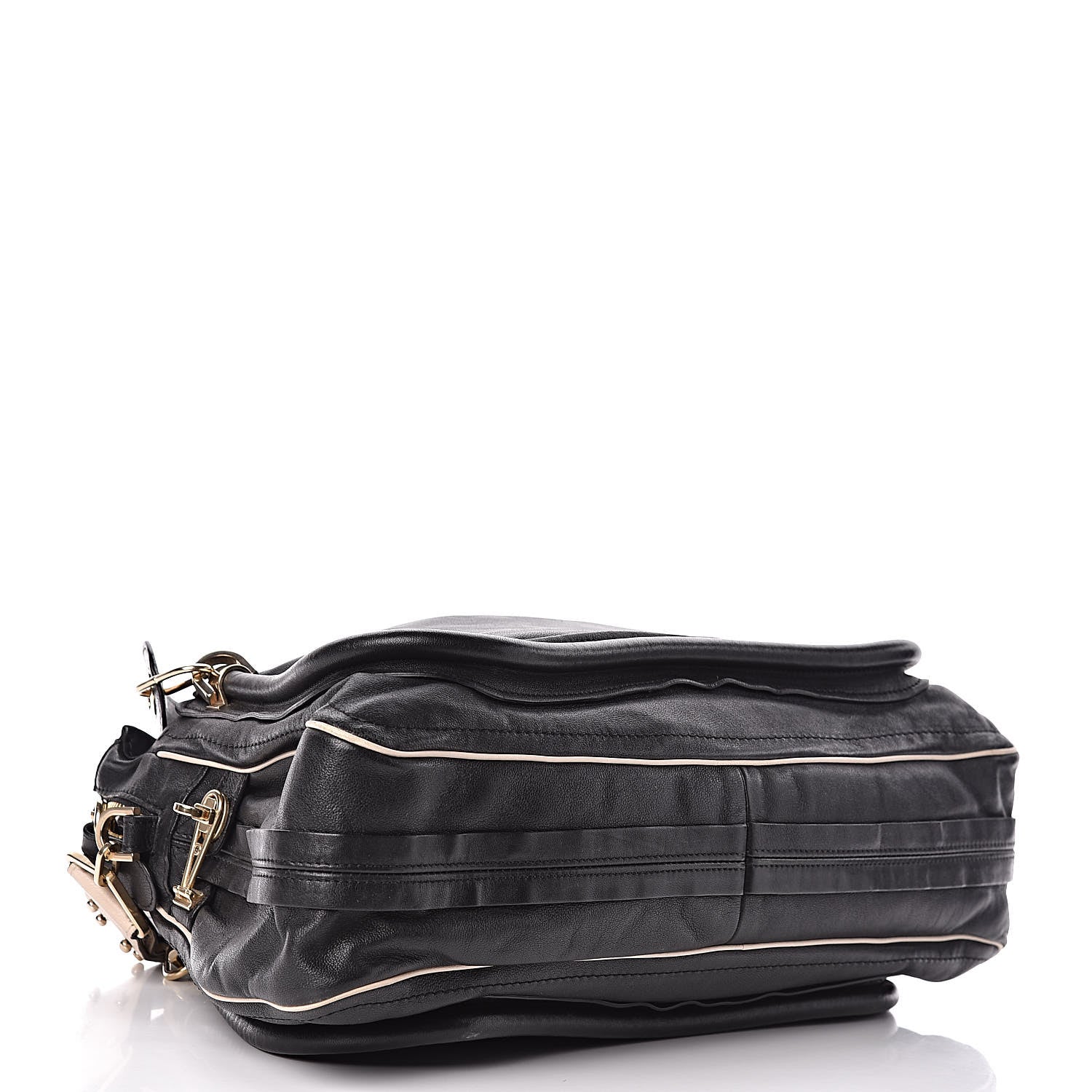 Chloe Calfskin Large Military Paraty Black 5 of 12