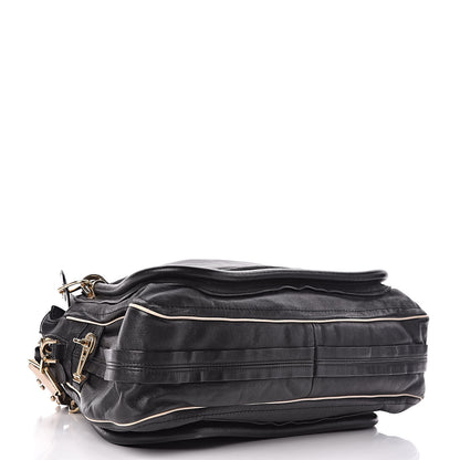 Chloe Calfskin Large Military Paraty Black 5 of 12