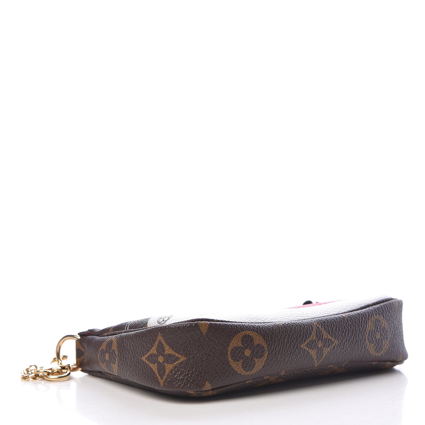 Monogram 2019 Christmas Animation Mini Courchevel Pochette Accessories Fuchsia