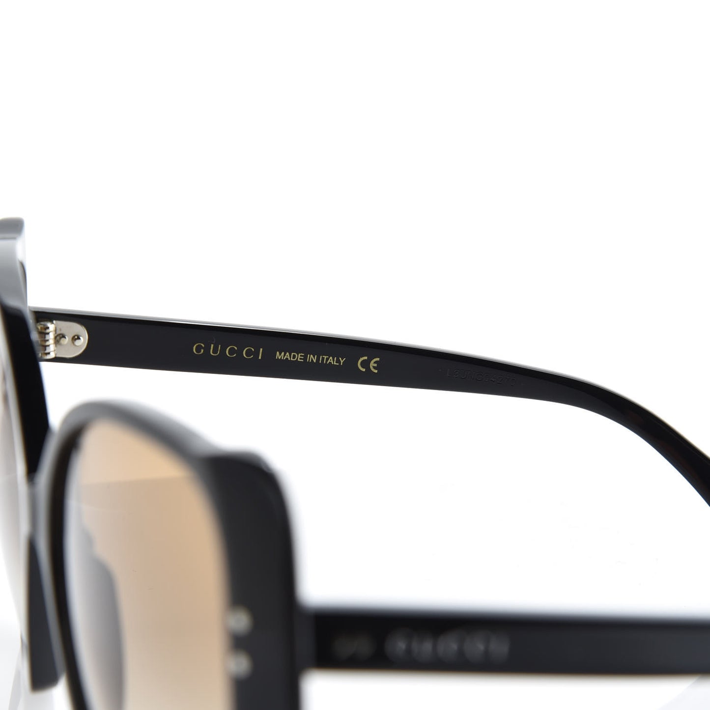 Acetate Oversize Square Frame GG0471S Sunglasses Black