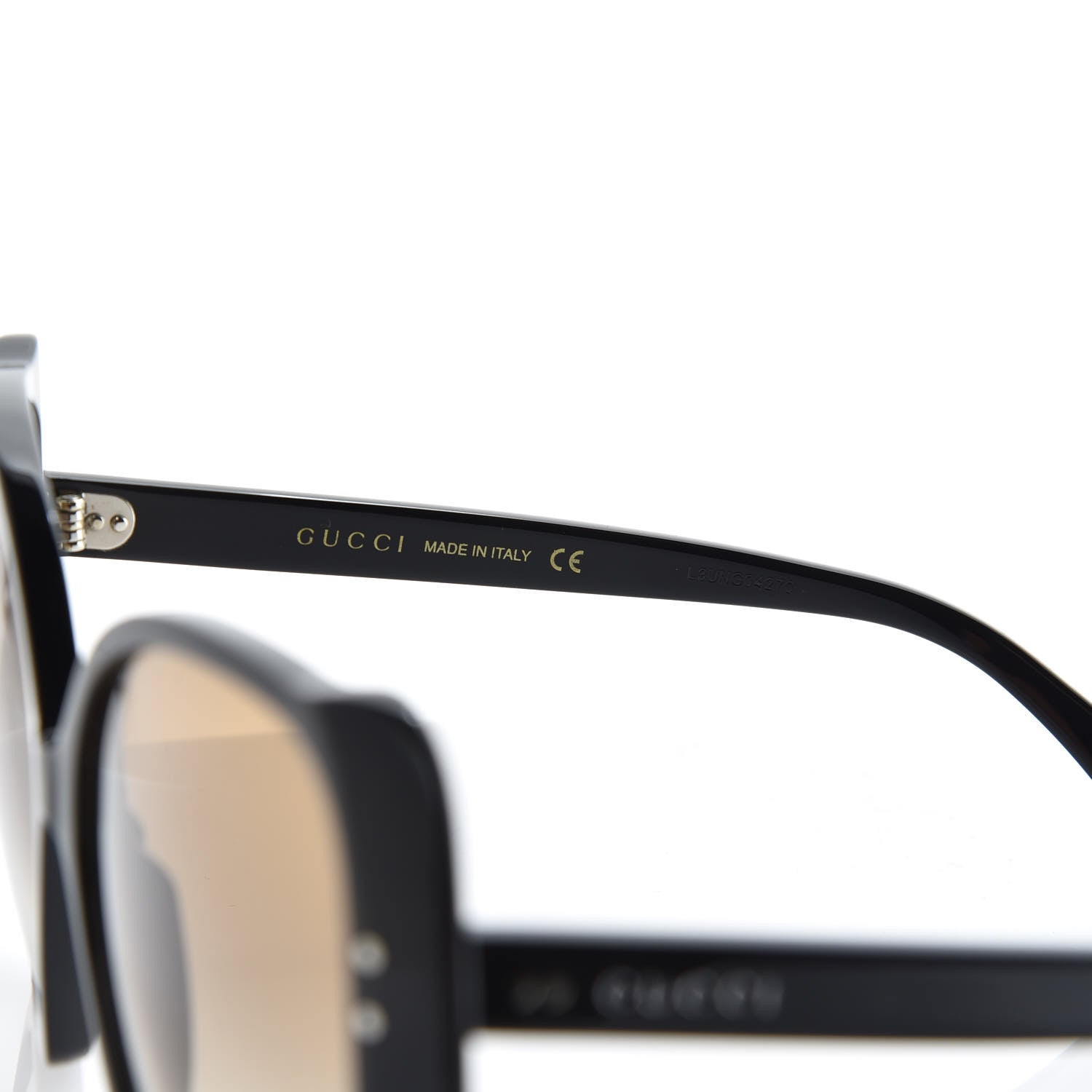 Gucci Acetate Oversize Square Frame GG0471S Sunglasses Black 5 of 7