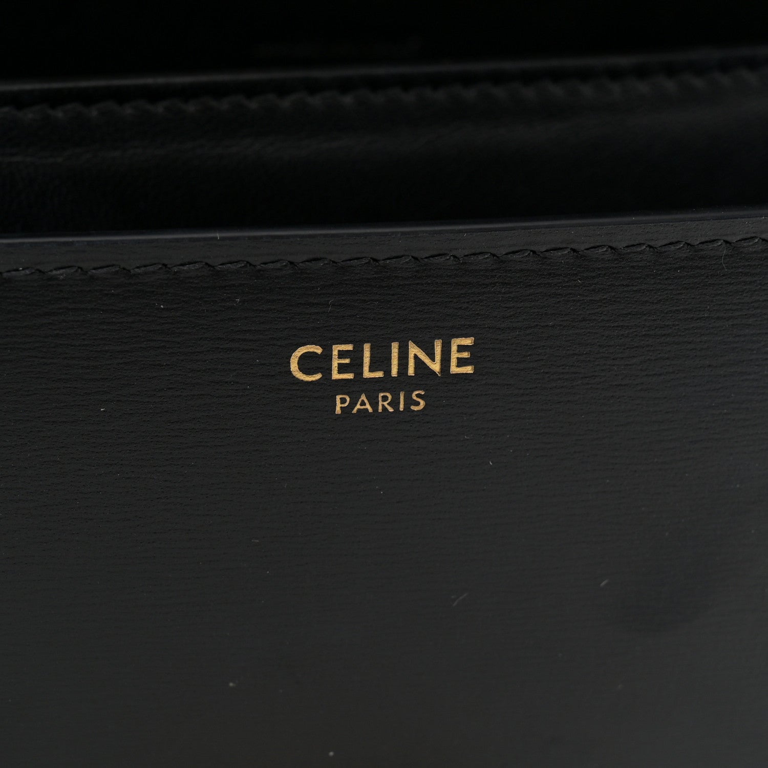 Celine Box Calfskin Medium Classic Box Flap Bag Black 6 of 13