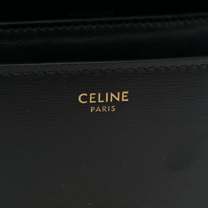 Celine Box Calfskin Medium Classic Box Flap Bag Black 6 of 13