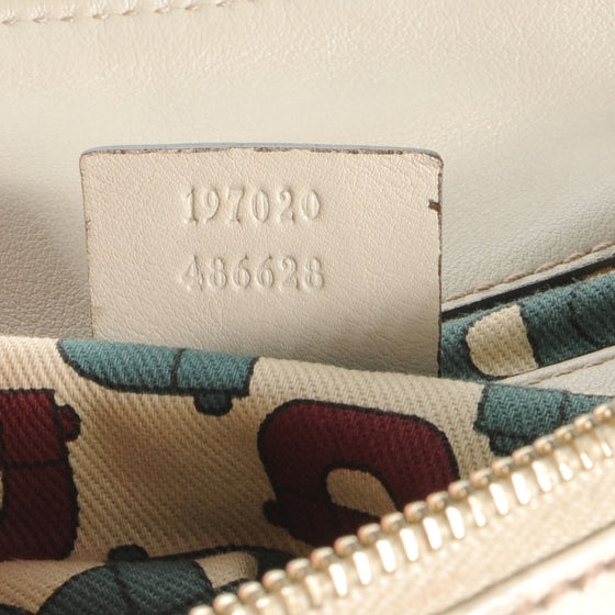Guccissima Medium Hysteria Tote Off White