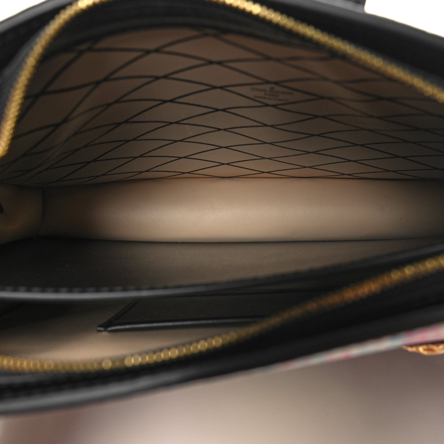 Calfskin Liberty Rose Trunk Clutch Black